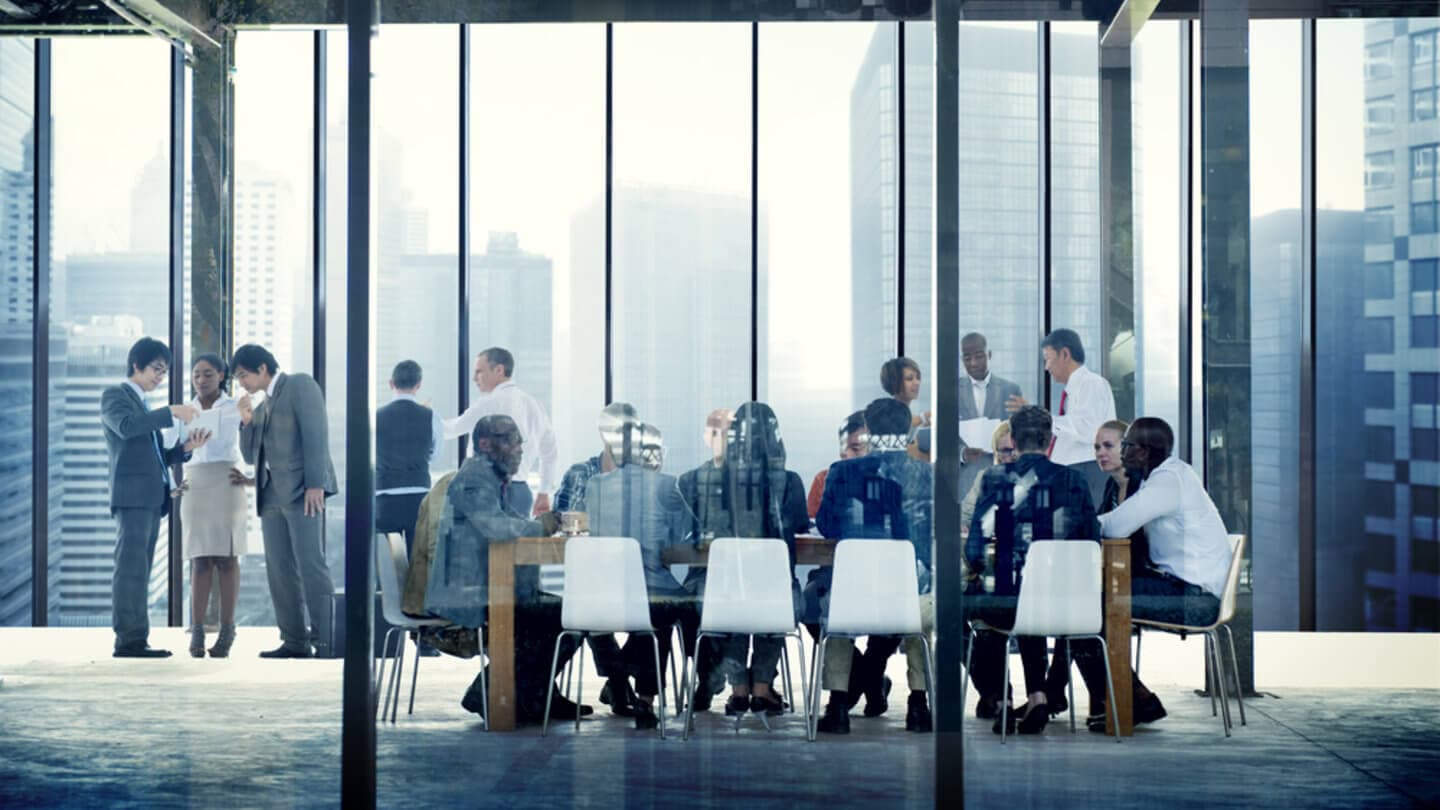 Large business meeting space at an inner city location
