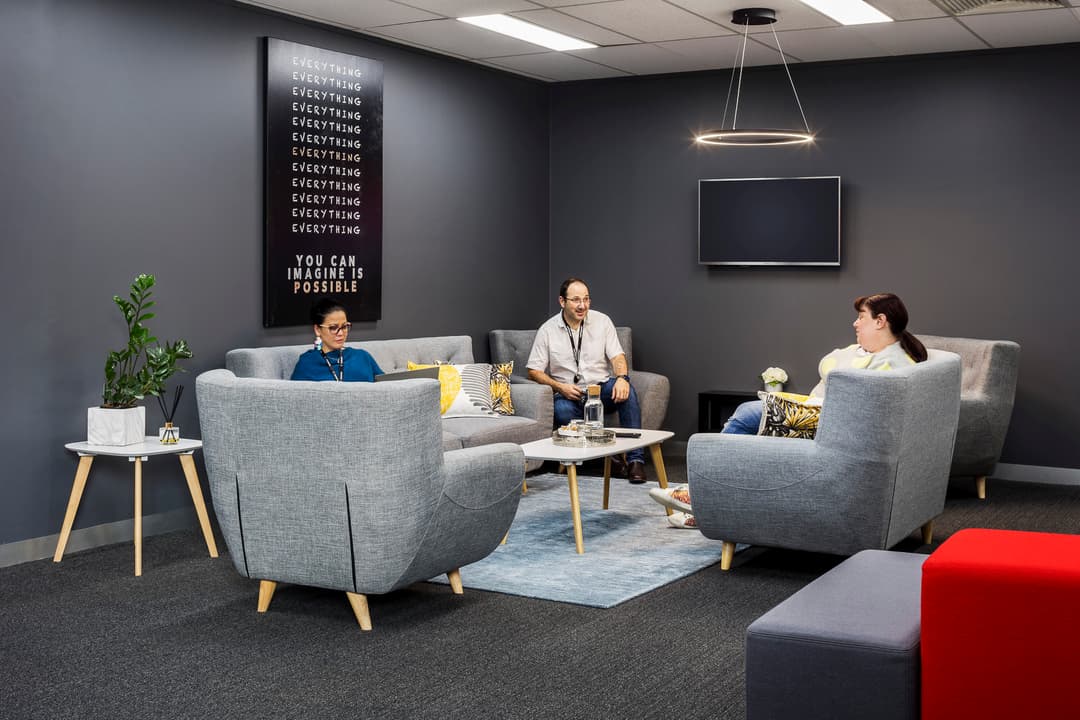 Small Coworking Area at Workspace365, 72 York Street, Melbourne