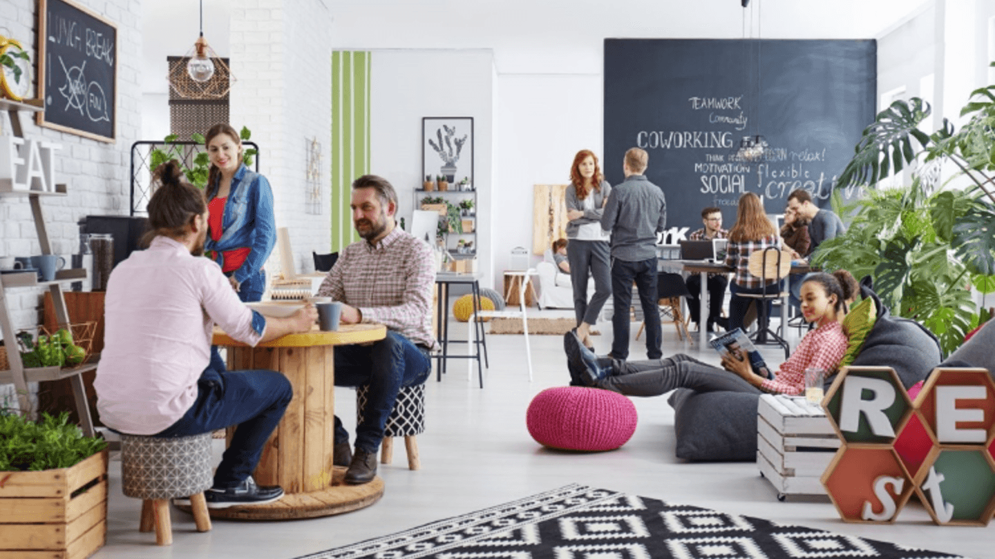 Vibrant inner city co-working space