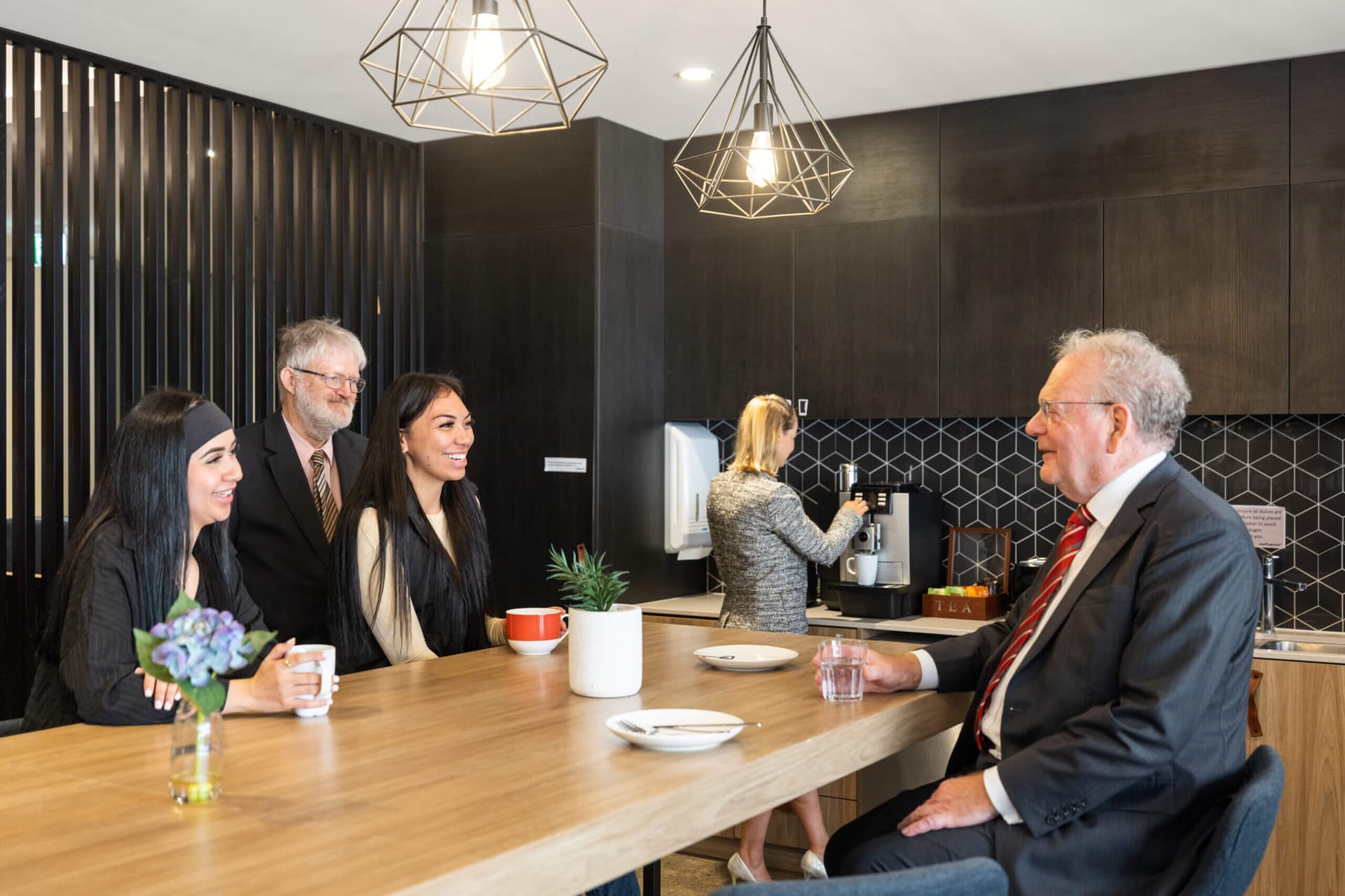 Workspace365 kitchen area at 66 Clarence Street, Sydney