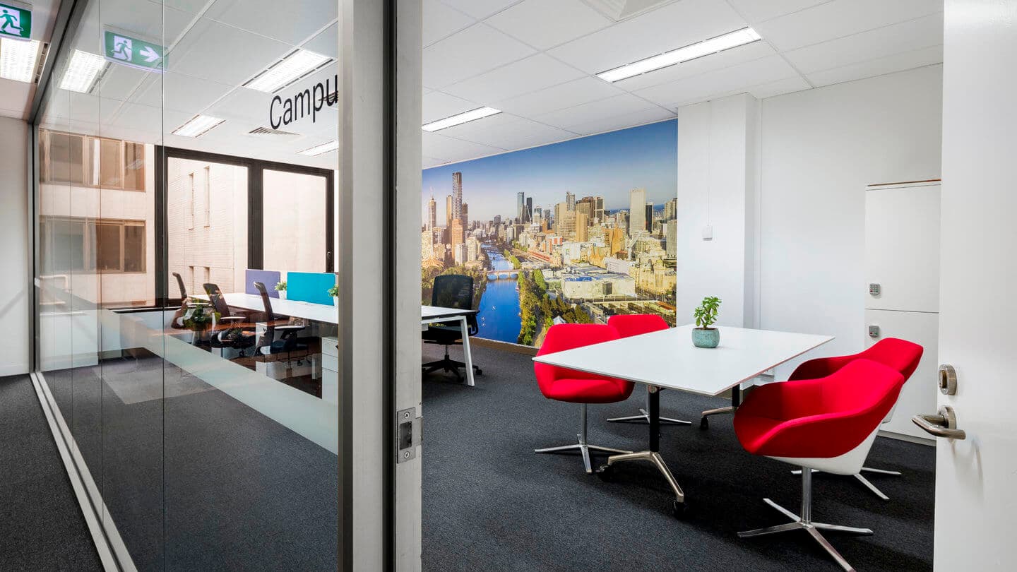A flexible work space at 350 Collins Street, Melbourne