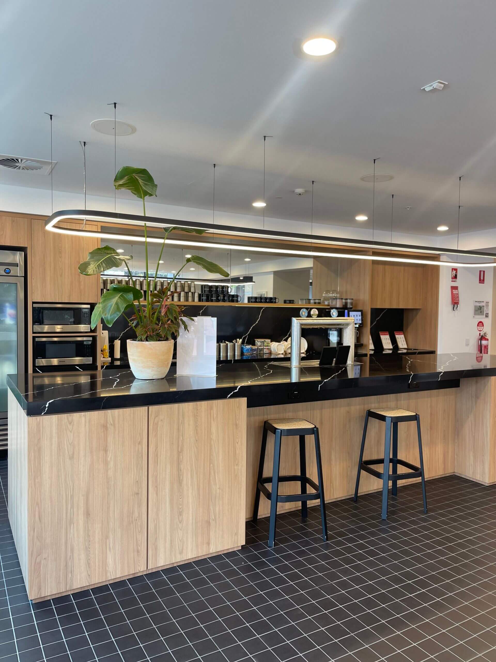 Workspace365 Brisbane kitchen